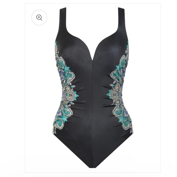 NWT 2024 Miraclesuit Women's Plus Precioso Temptress One Piece - 6561630W - Picture 5 of 5